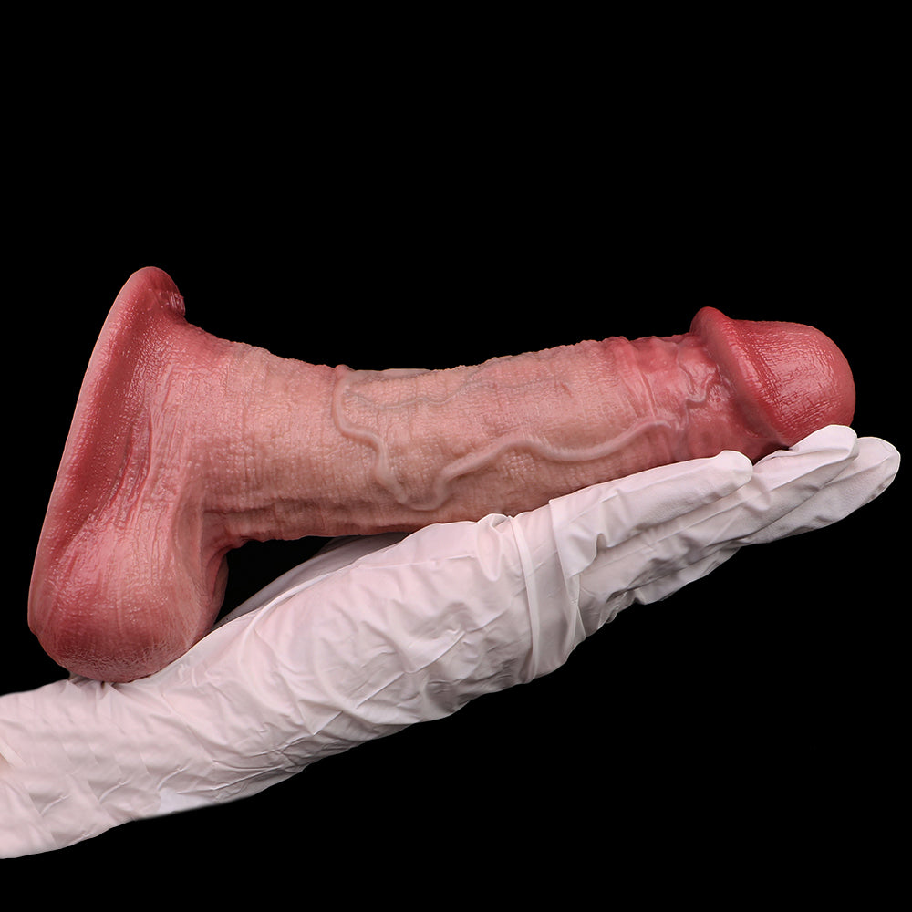 Realistic Dildo with Veins – Dense Skin Texture & Suction Cup | Silicone Fetish | SilikonLust