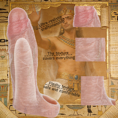 Ultra-Realistic Textured Penis Sleeve – Mikropenis Extender mit Soft Silicone und Offener Basis für Intensives Erlebnis