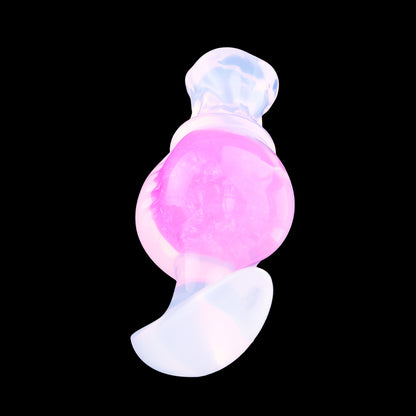 Analplug Kristall – Gemstone-Core Fetish Plug 6 Farben Platin-Silikon | SilikonLust