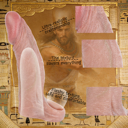 Cock Sleeve Ultra-Realistic Vein Texture – Soft Silicone Penis Extender with Open Base