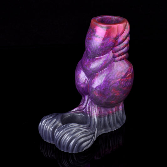 Penis-Hülle Nebula – Bio-mechanischer Extender Fetish Platin-Silikon | SilikonLust