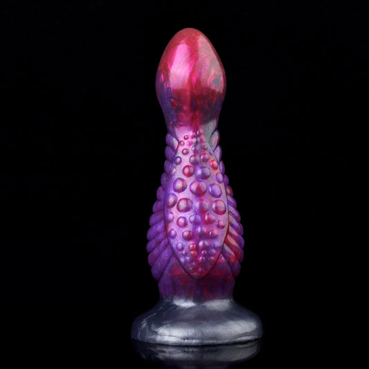 Fantastischer Alien-Dildo in Nebula-Violett – Silicon-Bestie Stab mit Teardrop-Apex