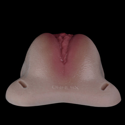 Anatomical Platinum Silicone Transgender Vagina Slip - Realistic Vulva Prosthetic with Insertable Canal for Immersive Feminine Expression