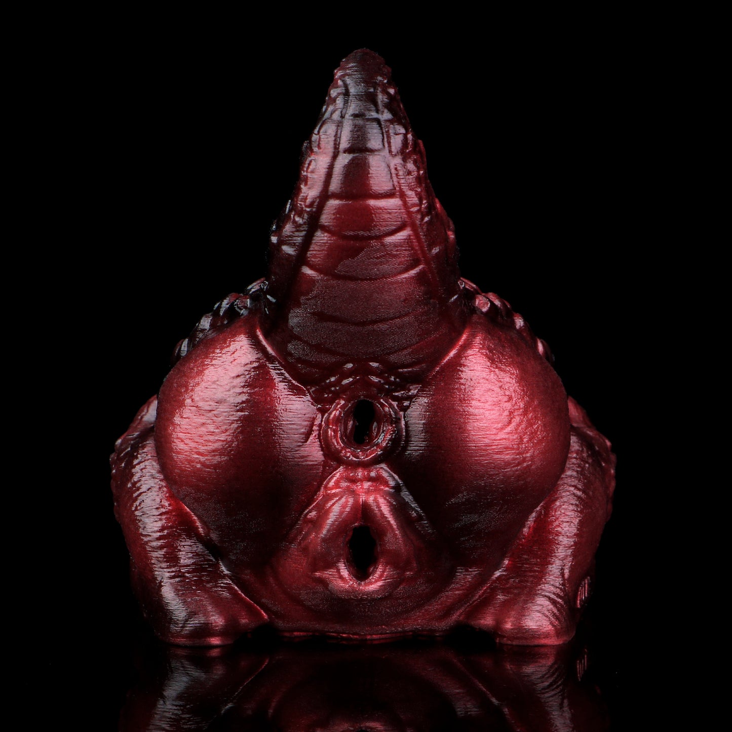 Inferno Dragon Masturbator - Blood Red 2-in-1 Fantasy Stroker with Scale Grip