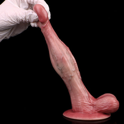 Massive Silicone Dildo – Fetish Bead Texture & Strong Arch | SilikonLust