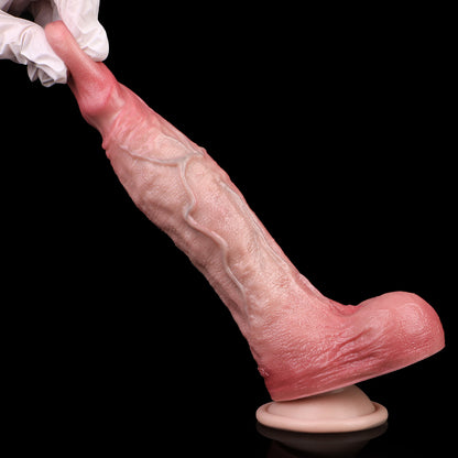 Monster Dildo Realistic – Veined Fetish Suction Cup | Soft Silicone | SilikonLust