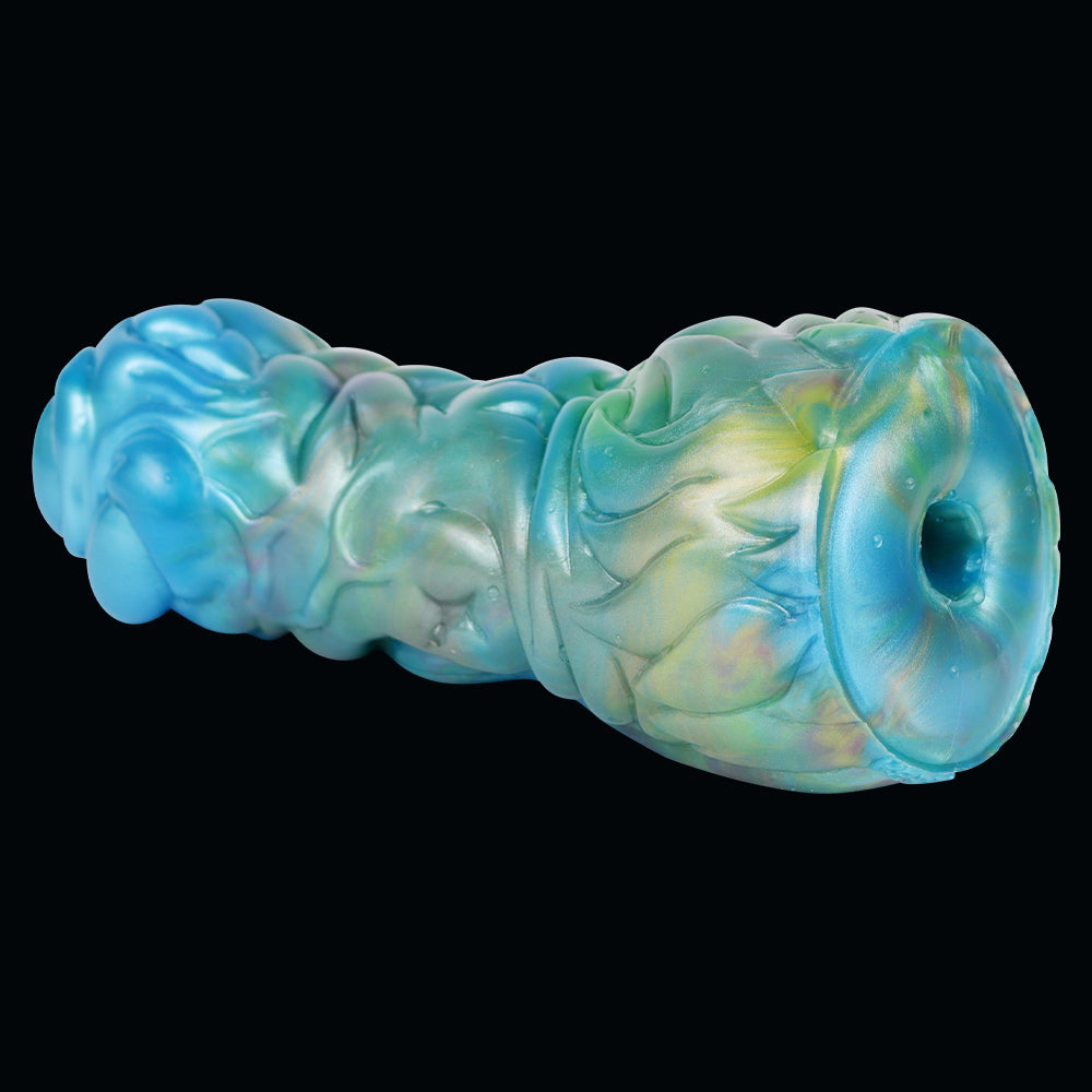 Icy Precision – Fantasy Pocket Pussy in Pearlescent Ice Blue | SilikonLust