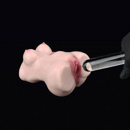 Pocket Pussy Silhouette – Taillierter Frauen-Torso aus Silikon für Soloabende