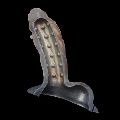 Pearlescent Contour Penis Sleeve - Full-Coverage Silicone Sleeve with Removable Support Core | SilikonLust