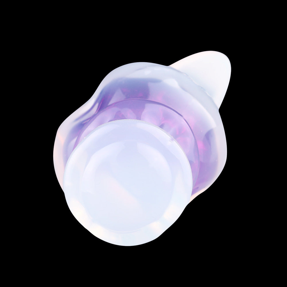 Analplug Kristall – Gemstone-Core Fetish Plug 6 Farben Platin-Silikon | SilikonLust