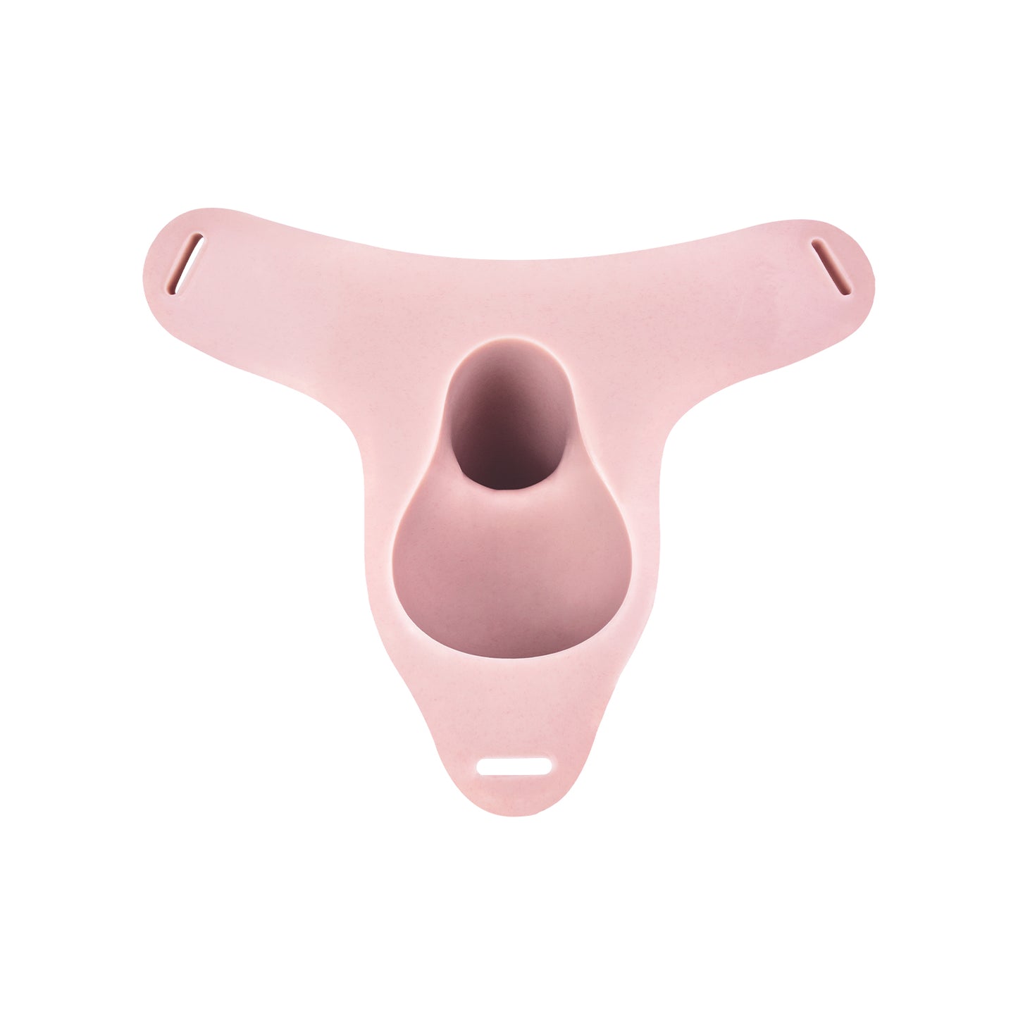 Silikon Peniskäfig mit Harnöffnung – Babyrosa, T-Form & Zwei Harness-Varianten aus Platin-Silikon