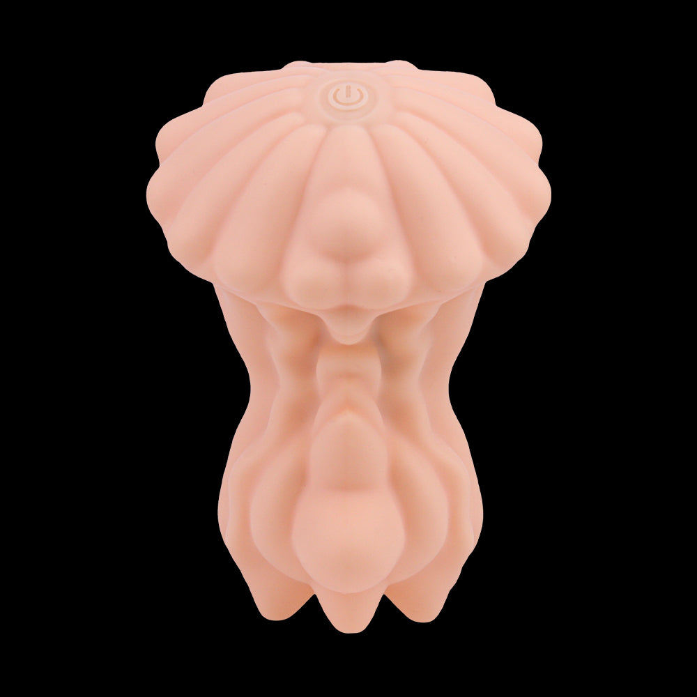 Zweizone & Vielseitig Sex Grinder– Elektrischer Couples Grinder mit Lotusblatt-Oberfläche