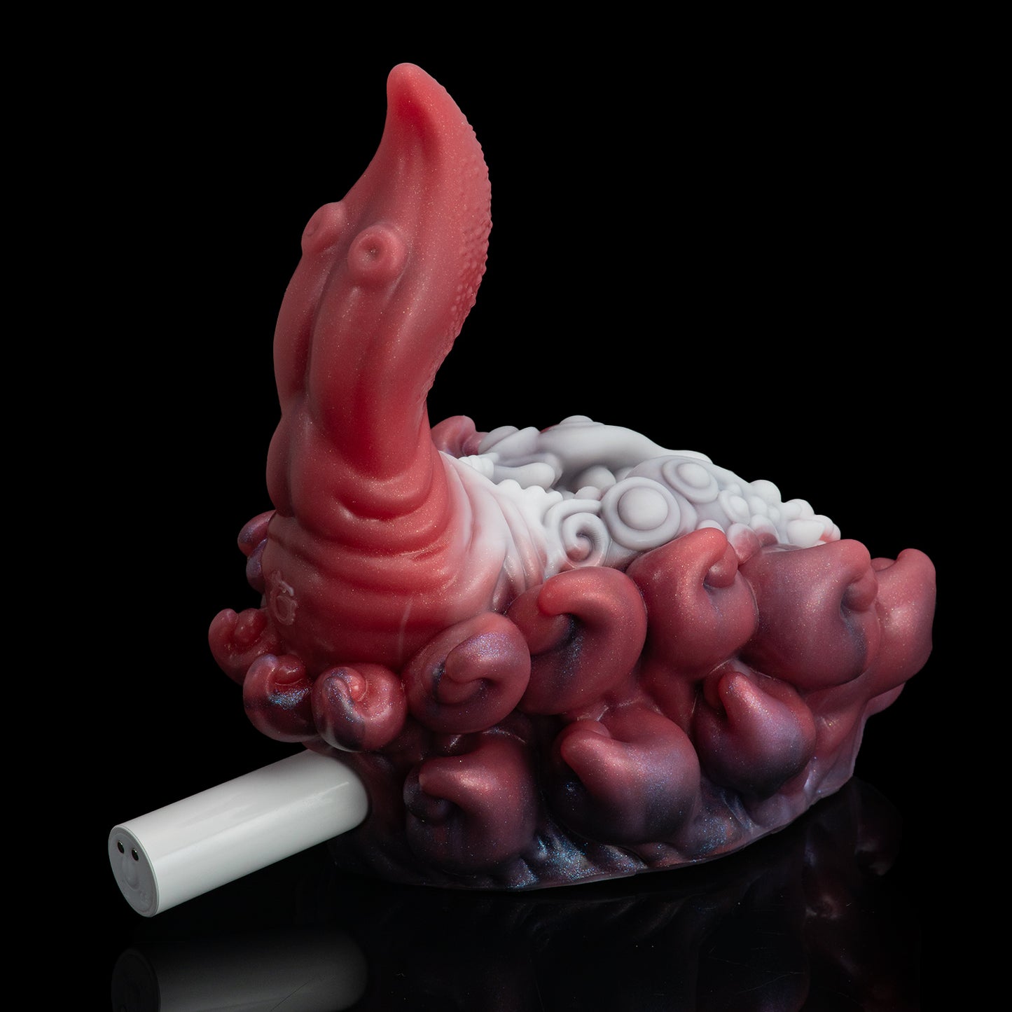 Tiefsee-Tentakel Grinding Toy – Ferngesteuerter Premium-Masturbator & Dildo in Karmesinrot