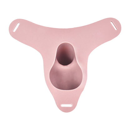 Realistischer Platin-Silikon Peniskäfig mit Urinieröffnung & Gurt-Optionen | BDSM Keuschheitstraining