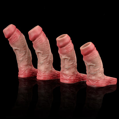 Realistic Penis Sleeve - Anatomical Skin Structure in 4 Sizes for Penis Enlargement