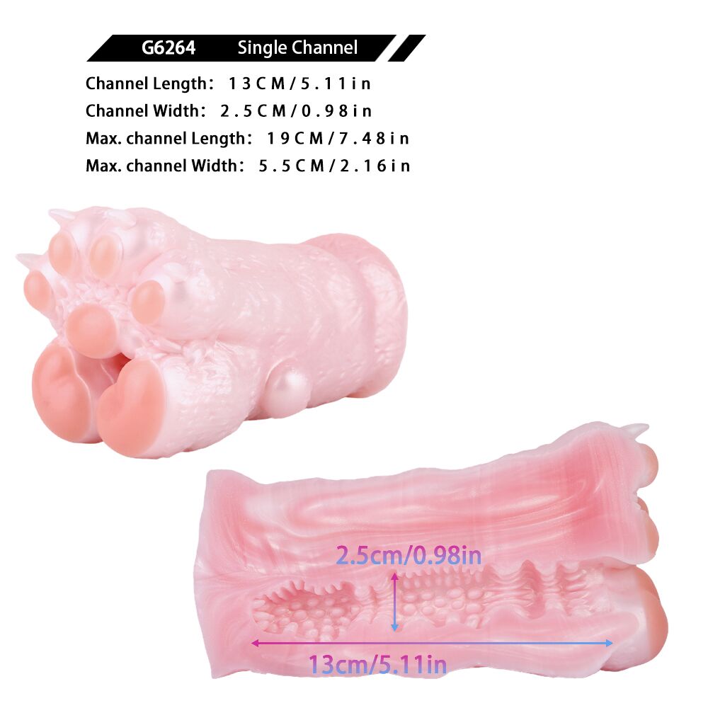 Taschenmuschi Pfote Pocket Pussy im Kawaii-Pfotendesign aus Platin-Silikon