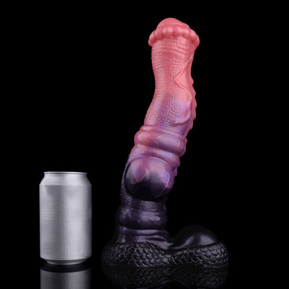 Horse Dildo Glutkrone – Rosa Noppenrand & Schuppenbasis für Fantasy-Paarzeit