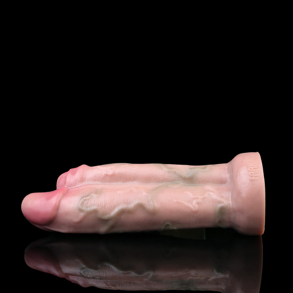 Doppelschaft Dildo – Zwei Penes vereint | Platin-Silikon & Saugnapf | SilikonLust