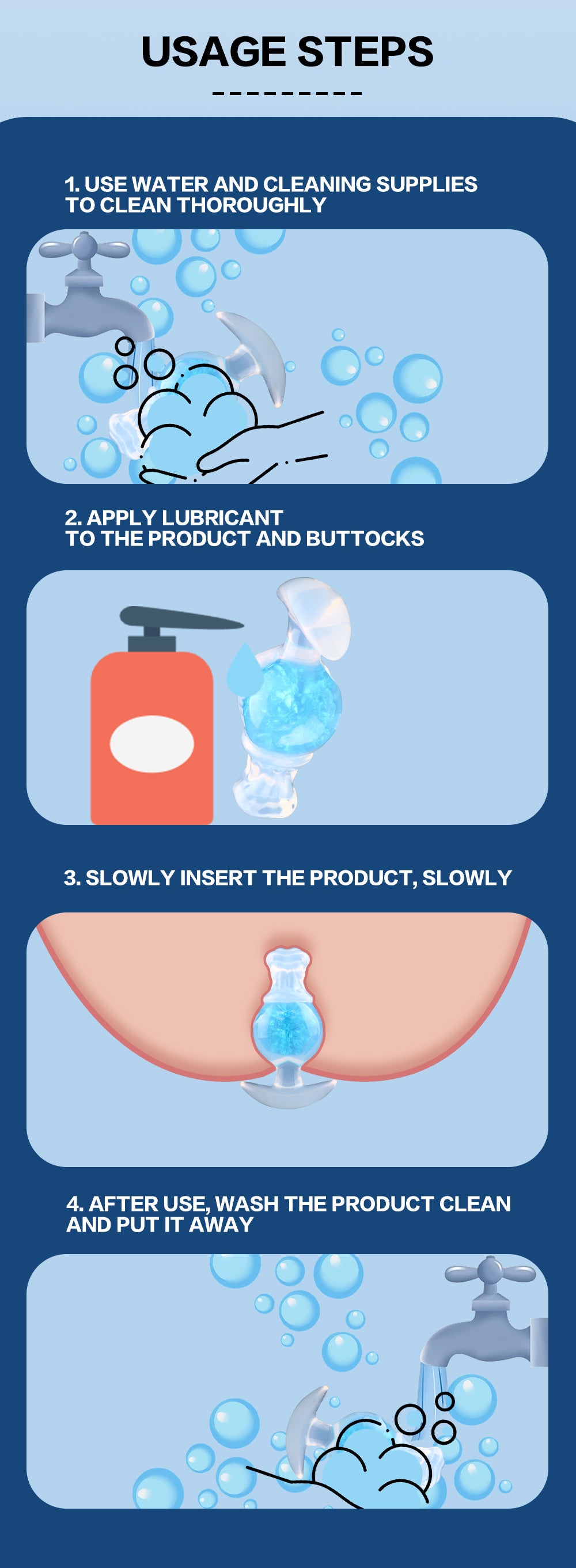 Analplug Kristall – Gemstone-Core Fetish Plug 6 Farben Platin-Silikon | SilikonLust