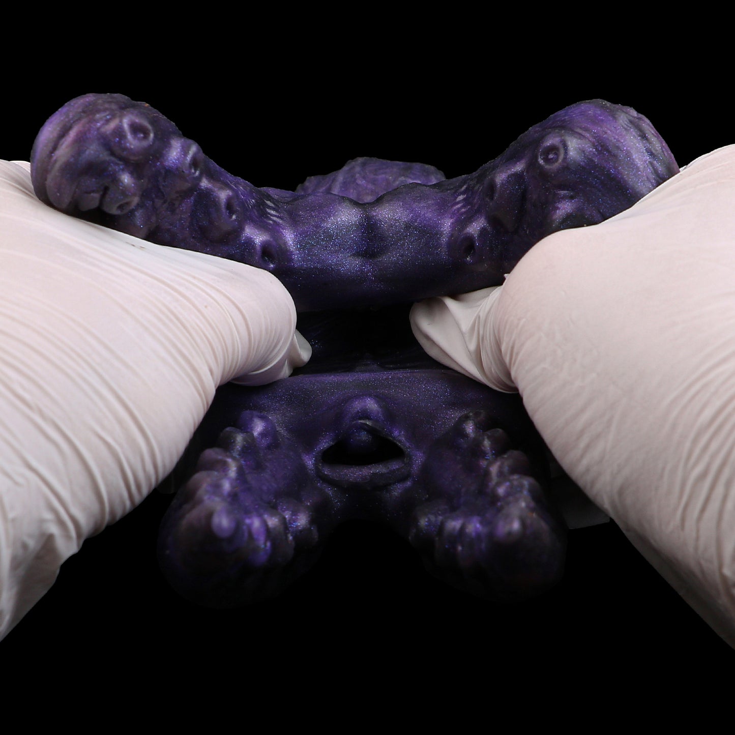 Cthulhu Fantasy Sex Doll - Black-Purple Tentacle Masturbator (2 Channels)