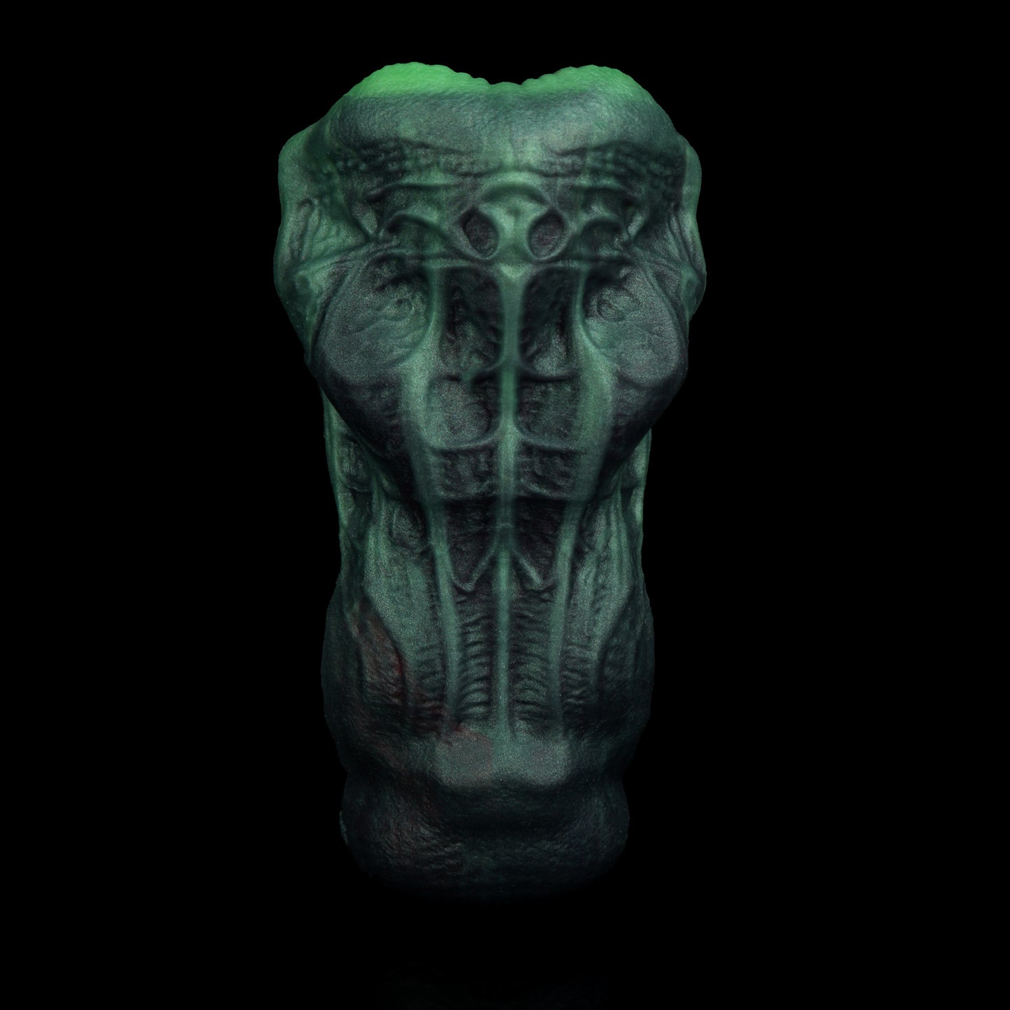 Alien Pocket Pussy – Grünes Tentakel-Maul aus Platin-Silikon