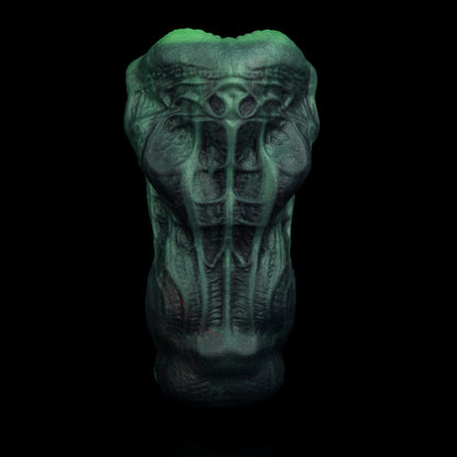 Alien Pocket Pussy – Grünes Tentakel-Maul aus Platin-Silikon