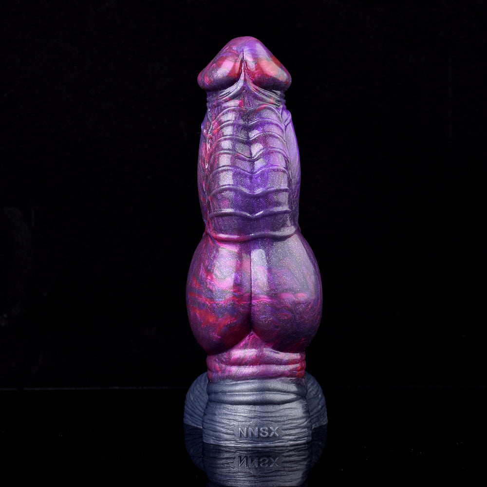 Hyperrealistic Penis Sleeve with Vein Structure – Heterogeneous Texture Change in Galactic Violet