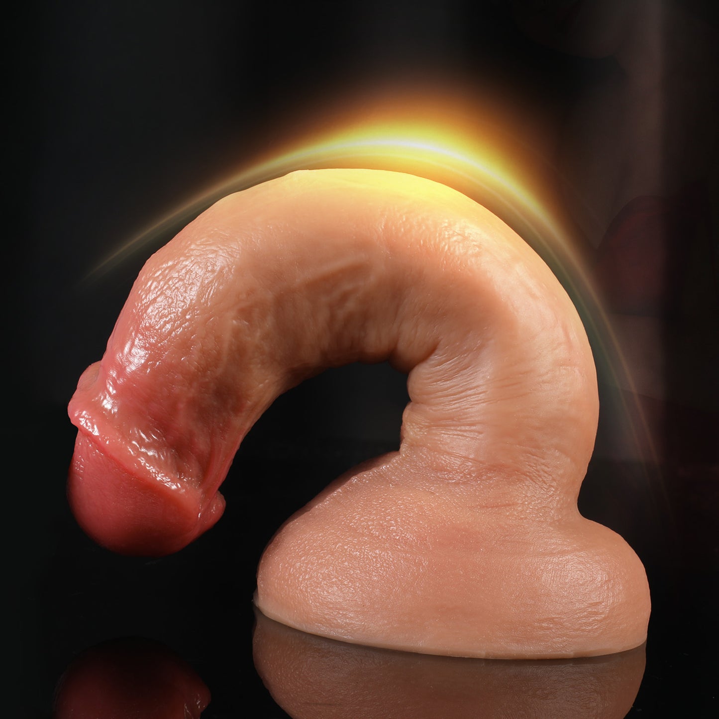 Realistic Dildo Hautfarbe – Handgespritzt, Saugnapf & Drei Größen