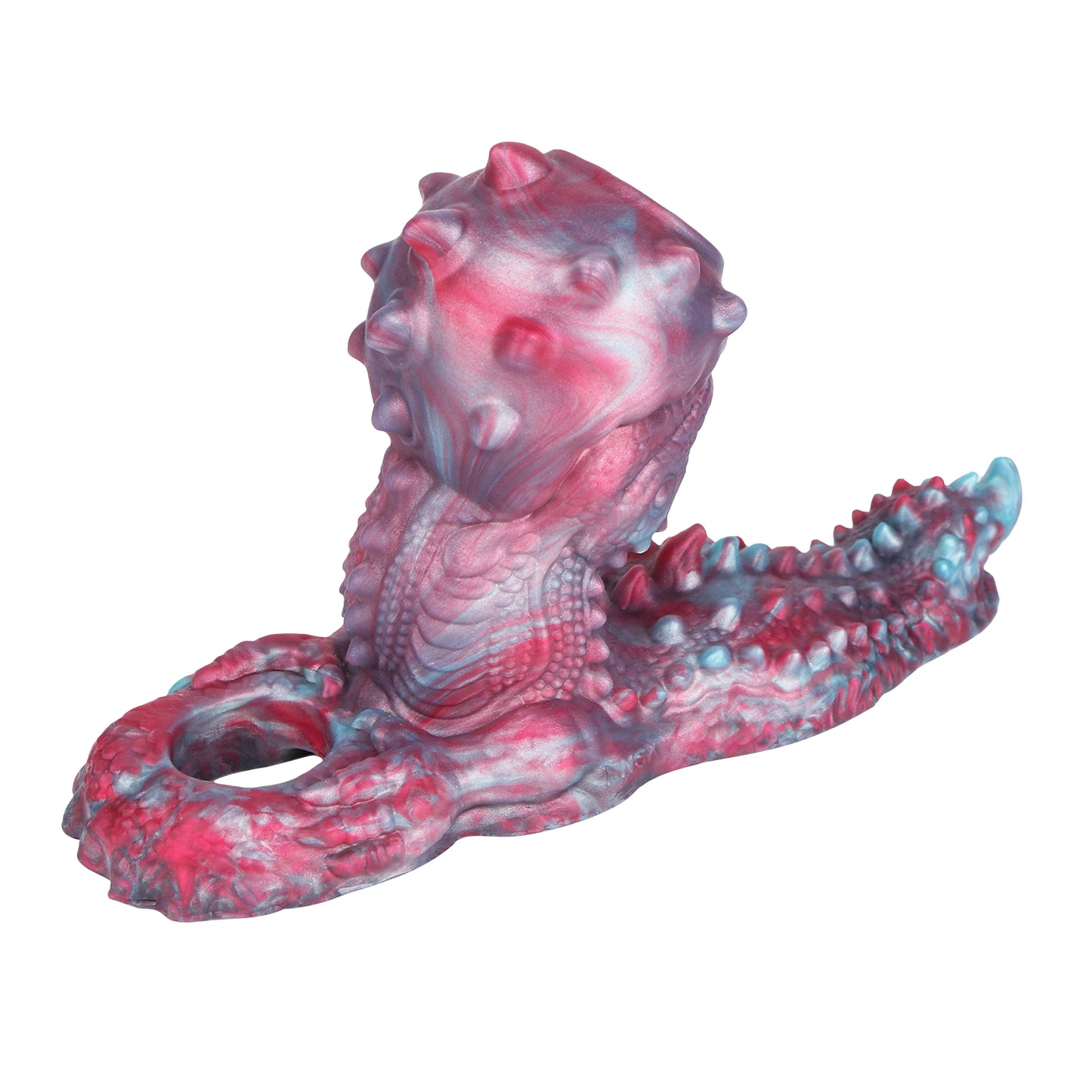 Außerirdische Penis Sleeve mit einzigartigem Alien-Design – Premium Silikon Penisverlängerung mit Struktur und Halteband