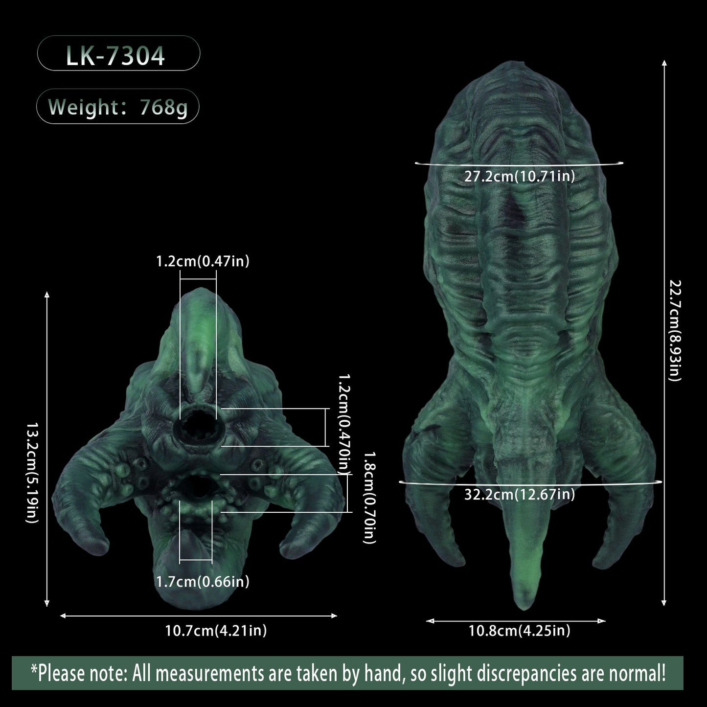 Pocket Pussy Alien Design – Außergewöhnlicher Tentakel Masturbator aus Platin-Silikon für einzigartige Solo-Momente