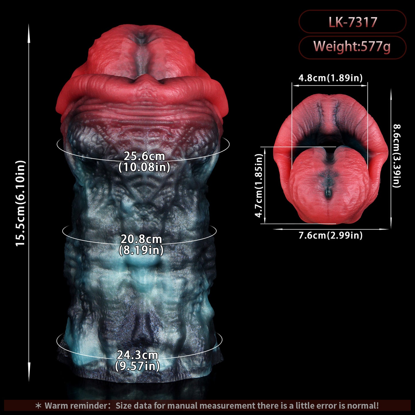 Galactic Maw: Alien Mouth Masturbator with Realistic Tongue & Grip Structure