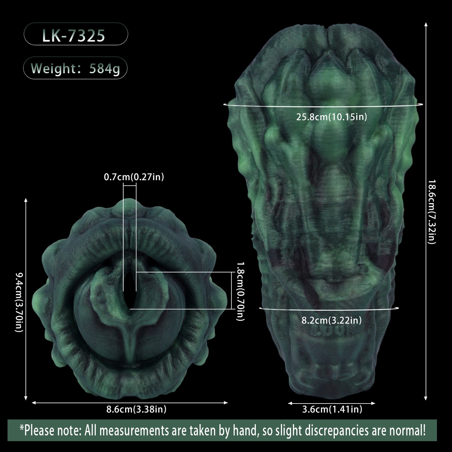 Bio-Mutant Kokon Pocket Pussy – Organisches Sci-Fi Lustspielzeug für Entdecker