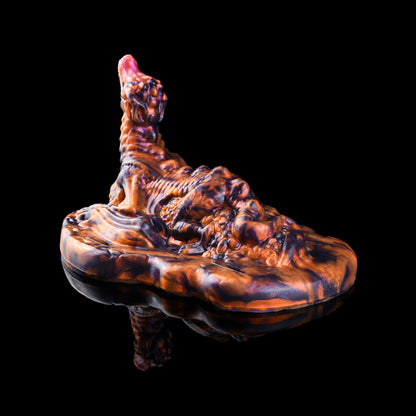 Mystic Lava – Drachen Grinding Toy mit Vibration & Ledergurt für Paare