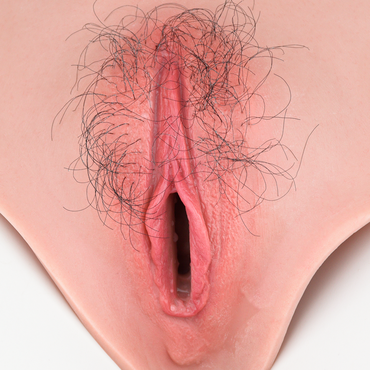 Pussy Panties with Hand-Implanted Pubic Hair – Realistic Vagina, Breathable Anal Opening & Platinum Silicone for Femboys