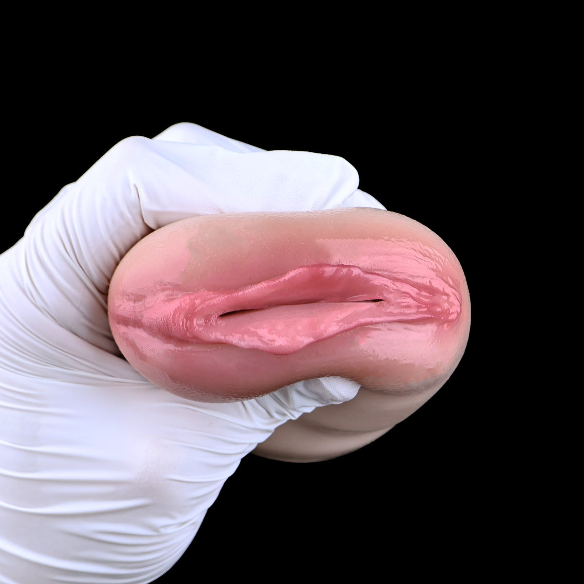 Pocket Pussy Roségriff – Realistische Silikon-Vulva mit Spiralrillen für Solozeit