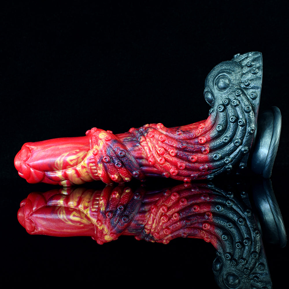 Small Octopus Tentacle Dildo - G and P-Spot Intensifier Where Each Tentacle Stimulates Like a Gentle, Curious Hand.