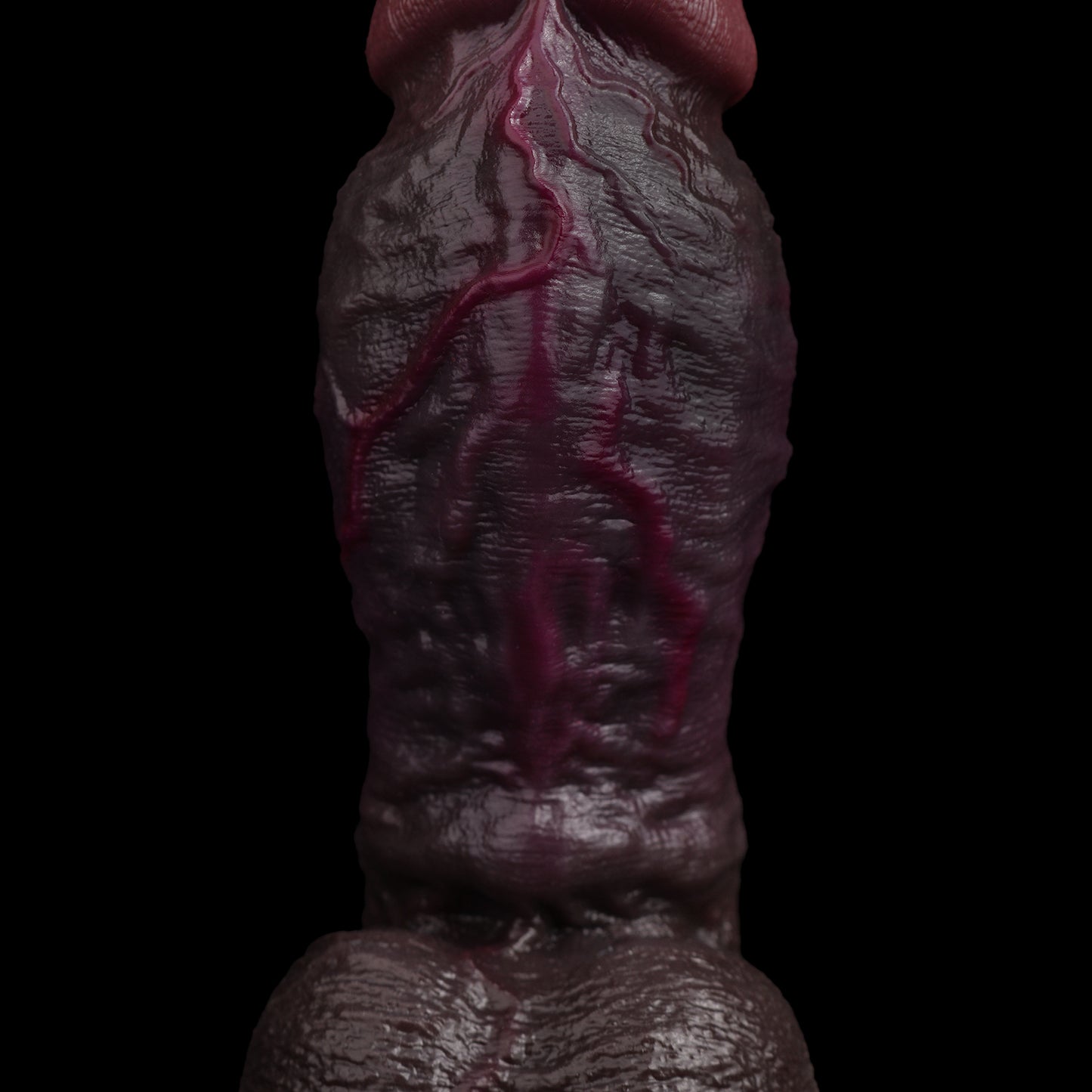 Realistisch BBC Dildo aus Platin-Silikon – 9 Zoll Big Black Cock Masturbation | SilikonLust