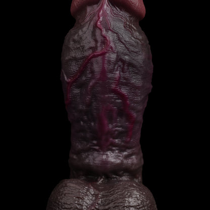 Realistisch BBC Dildo aus Platin-Silikon – 9 Zoll Big Black Cock Masturbation | SilikonLust
