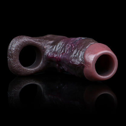 Obsidian Black Penis Sleeve – Realistische Verlängerung & Intensives Gefühlserlebnis
