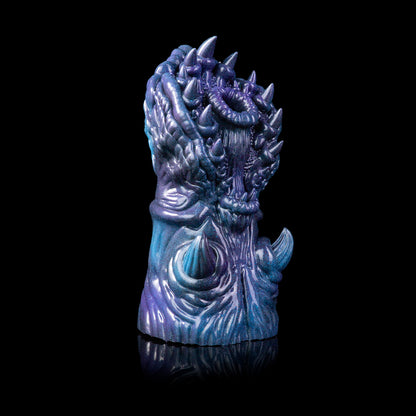 Pocket Pussy Xenowesen – Dunkler Alien-Sleeve aus Platin-Silikon für Sci-Fi-Fantasien