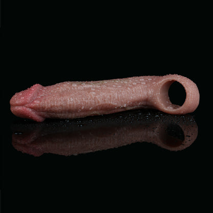 Strukturierter Penis Sleeve – Realistic Penis Extender für intensive Stimulation und komfortables Tragen