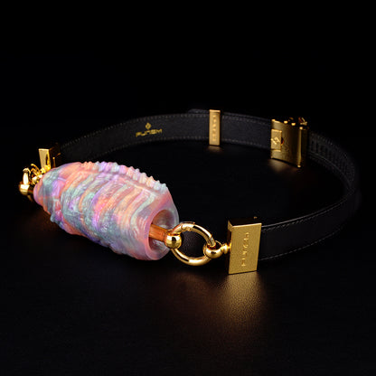 Deep Sea Fish Gag - Luxury Fantasy Mundknebel Set | Platin-Silikon Leder SilikonLust