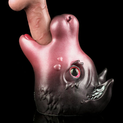 REHKITZ-Anime-Fantasy Mini-Sexpuppe (Fuchsia/Lila) – Kawaii Stroker für Solo-Sex zu Hause