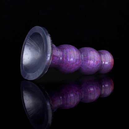 Mystischer Galaxie Fantasy Dildo mit Saugfuß – 3-Stufen Platin-Silikon