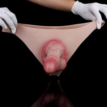 Single-Side Vein Sleeve Smoothing & Powerful – Raised Vein Penis Sleeve with Single Main Vein and Silicone Slip