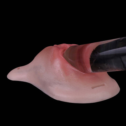 Pussy Panties with Leather Straps | Transgender Vaginal Gaff for Trans & Femboy