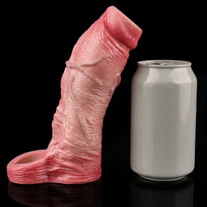 Penis Sleeve aus Platin-Silikon – Realistisch, Dehnbar & Sofort Tragbar