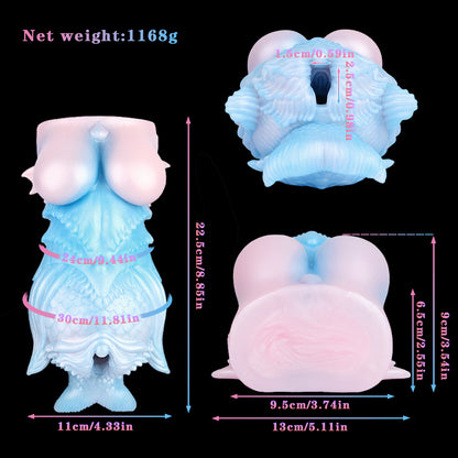 Mermaid Pocket Pussy – Meerjungfrau Masturbator mit Schuppenschwanz | SilikonLust