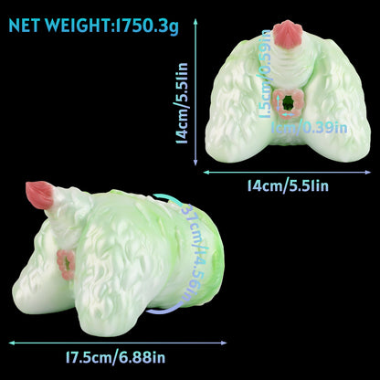 Feral Sylvan Glow – Anatomical Beast Masturbator with Fur Texture