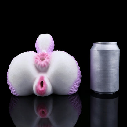 Sexpuppe Wolf-Torso aus Platin-Silikon – Fliederweiß für Furry- und Fantasy-Rollenspiele